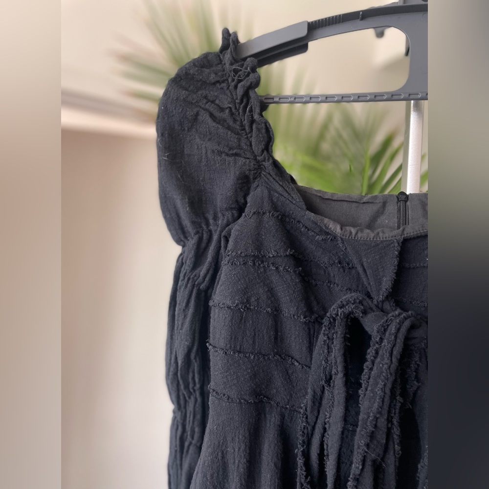 SIMSIM Wide neck Ruffled Midi Dress - Picture 6 of 10